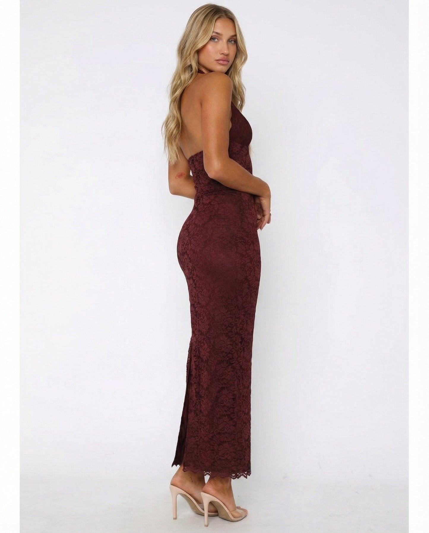 Elara | Lace Me Maxi Dress