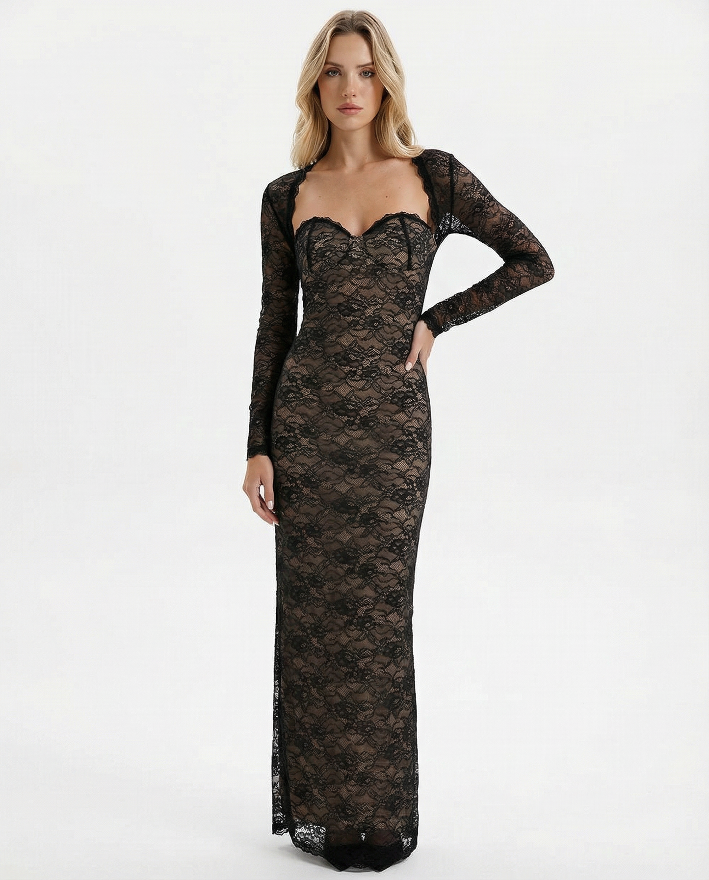 Elara | Lace Muse Maxi
