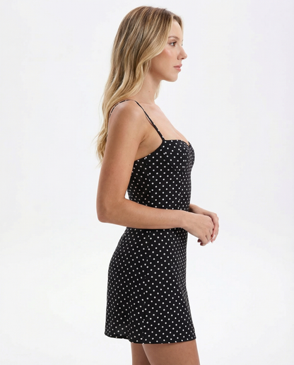 Elara | Dotty Mini Dress