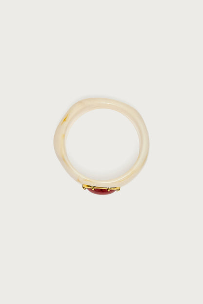 Oval Stone Marble Bracelet